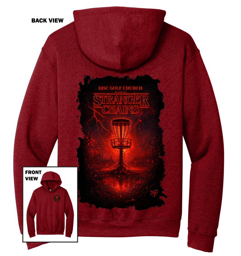 Stranger Chains Disc Golf Church (DGC) Hoodie