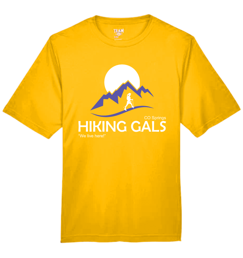 Hiking Gals Short Sleeve Unisex Performance Shirt