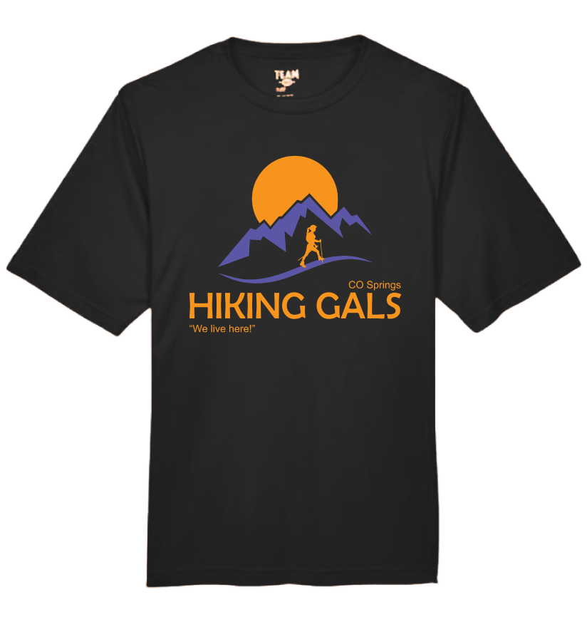 Hiking Gals Short Sleeve Unisex Performance Shirt