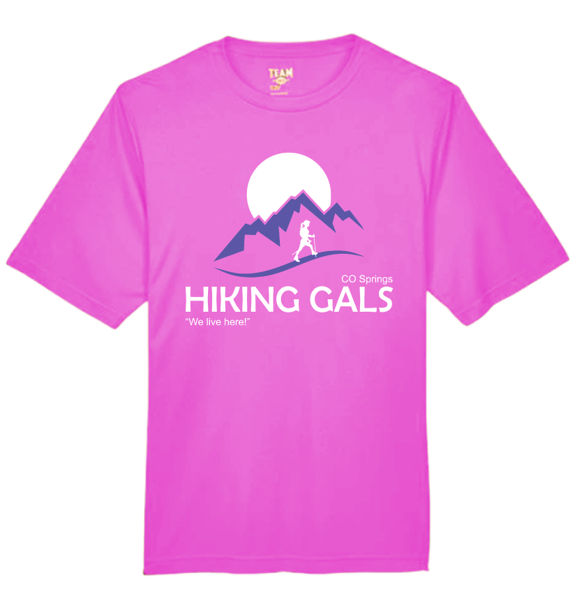 Hiking Gals Short Sleeve Unisex Performance Shirt