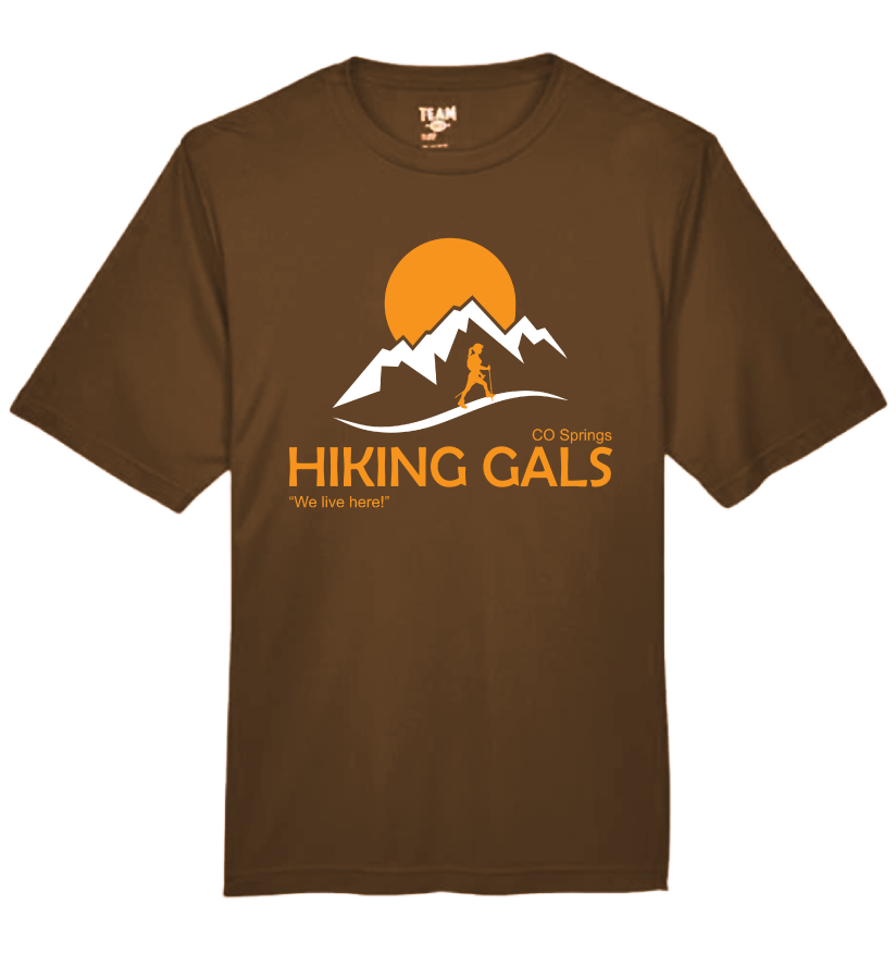 Hiking Gals Short Sleeve Unisex Performance Shirt