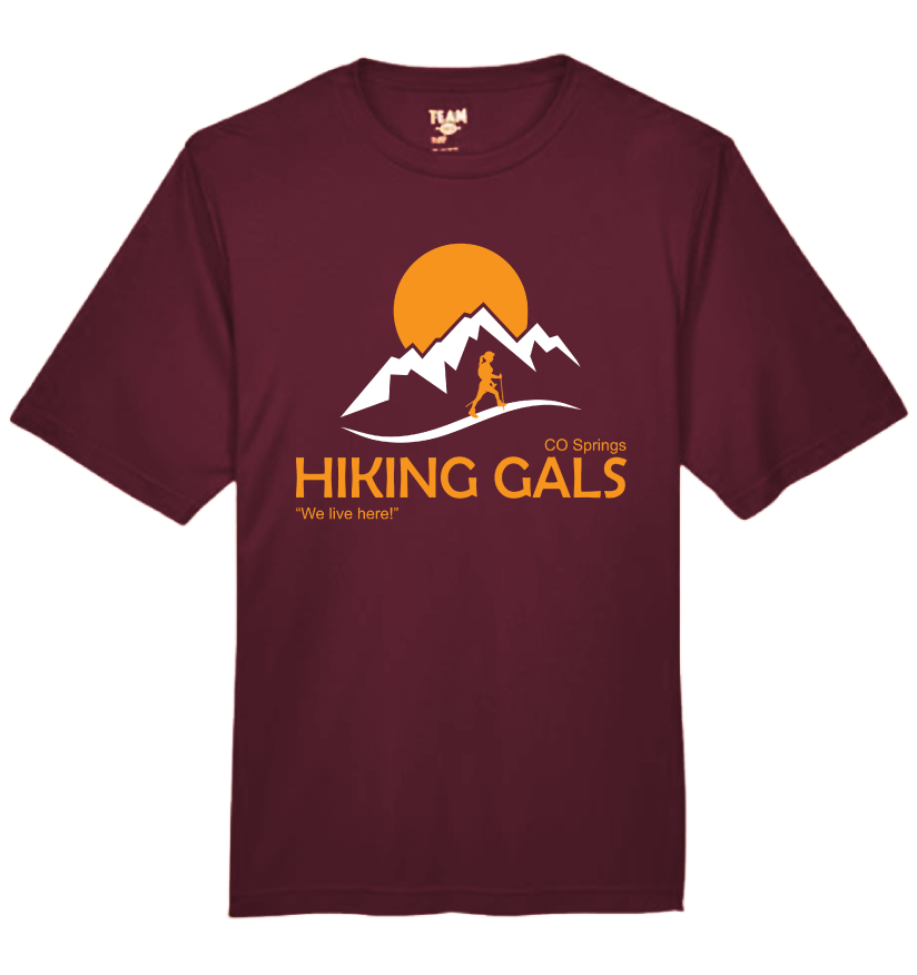 Hiking Gals Short Sleeve Unisex Performance Shirt