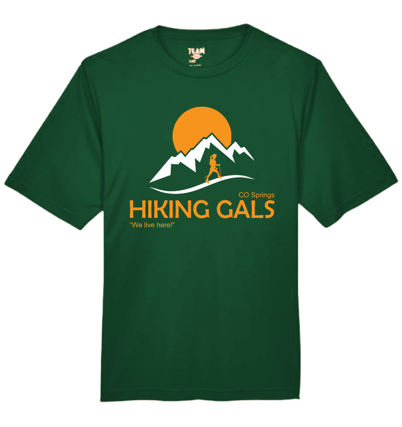 Hiking Gals Short Sleeve Unisex Performance Shirt