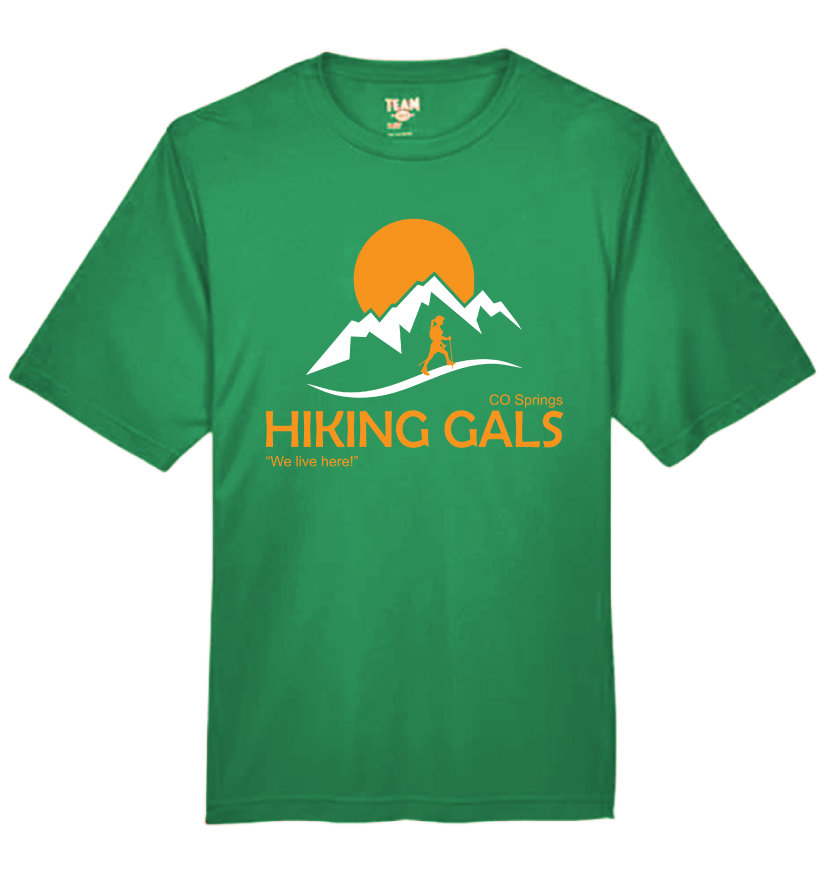 Hiking Gals Short Sleeve Unisex Performance Shirt