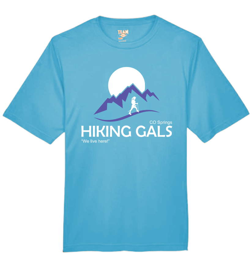 Hiking Gals Short Sleeve Unisex Performance Shirt