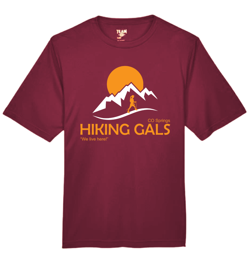 Hiking Gals Short Sleeve Unisex Performance Shirt