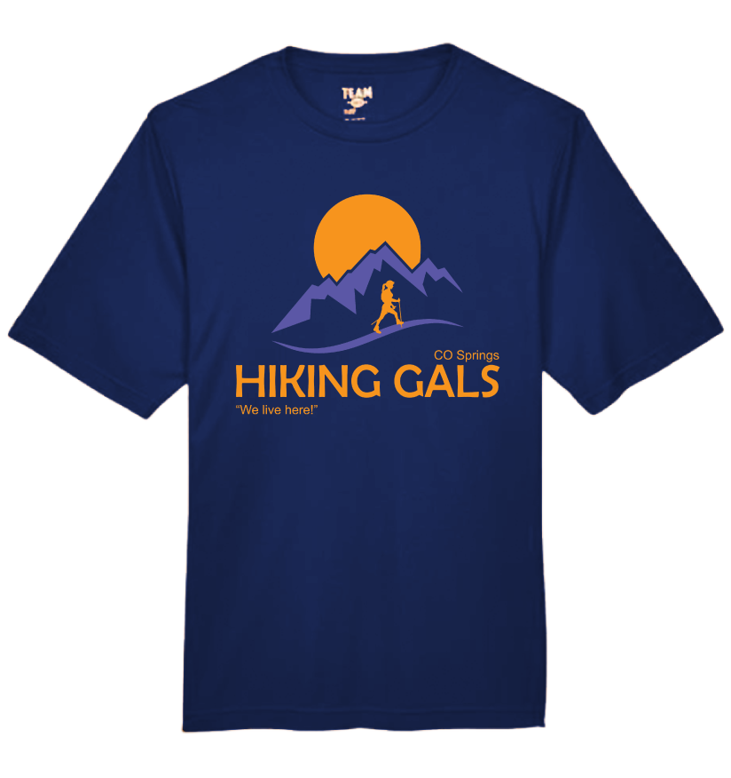 Hiking Gals Short Sleeve Unisex Performance Shirt