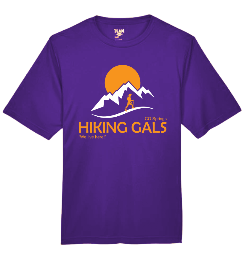 Hiking Gals Short Sleeve Unisex Performance Shirt