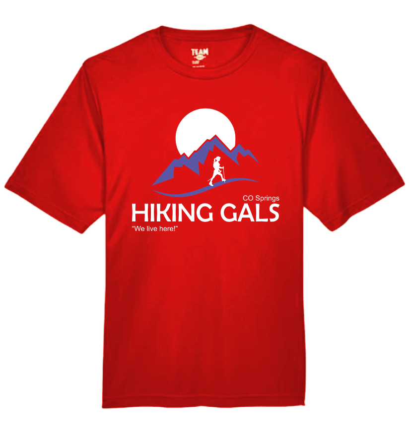 Hiking Gals Short Sleeve Unisex Performance Shirt