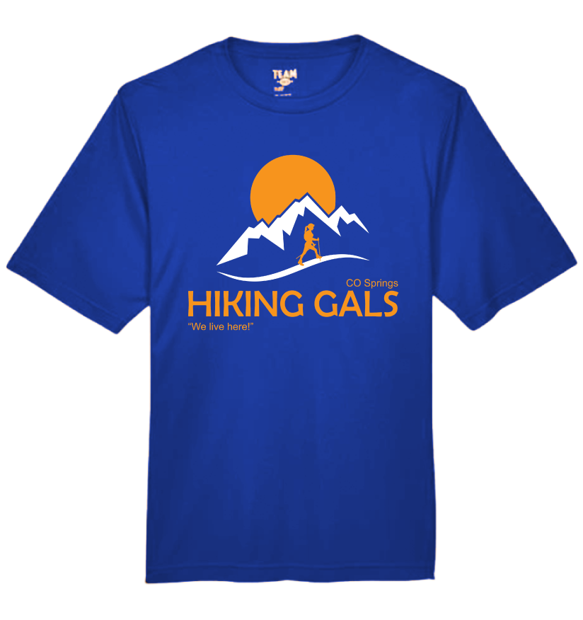 Hiking Gals Short Sleeve Unisex Performance Shirt