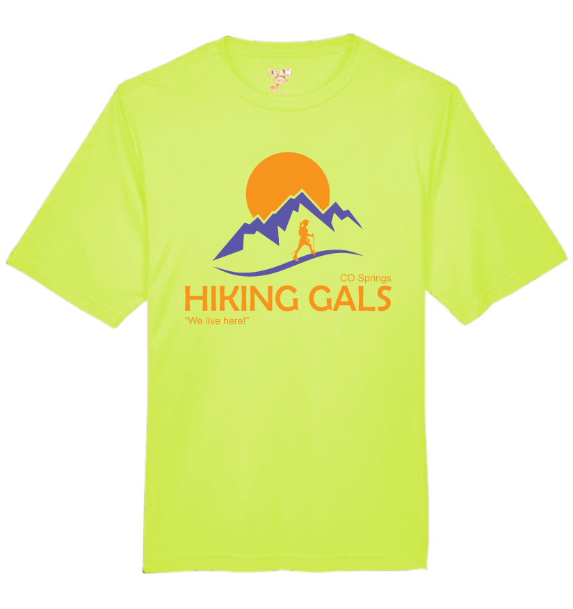 Hiking Gals Short Sleeve Unisex Performance Shirt