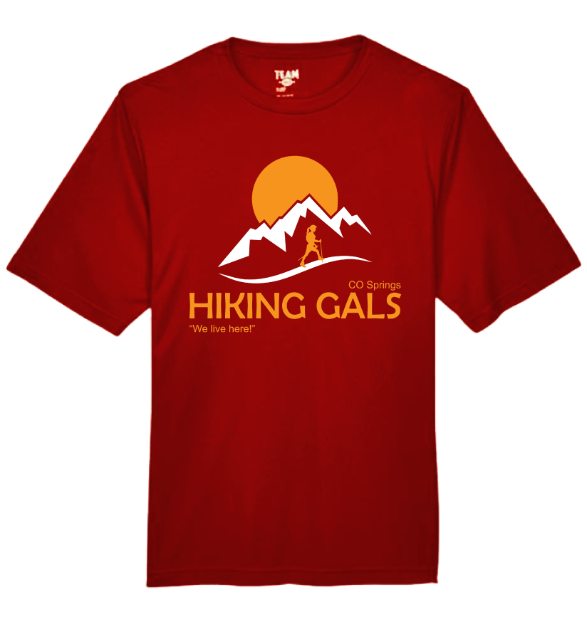 Hiking Gals Short Sleeve Unisex Performance Shirt