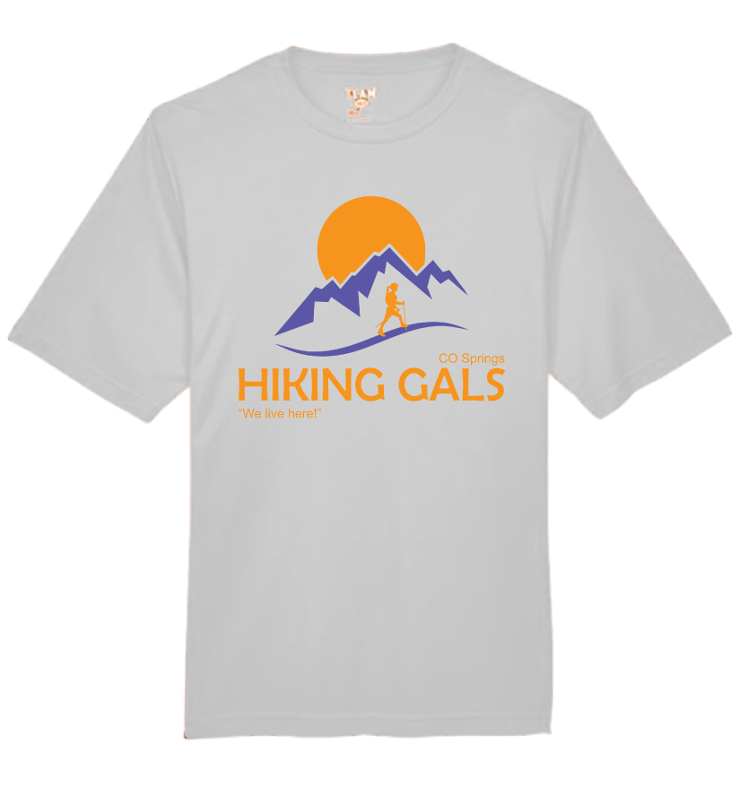 Hiking Gals Short Sleeve Unisex Performance Shirt