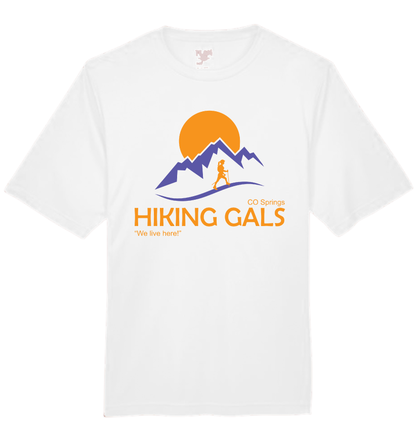 Hiking Gals Short Sleeve Unisex Performance Shirt
